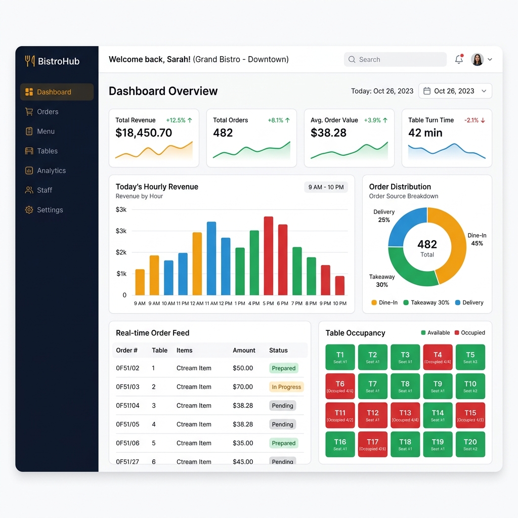 MasterRMS Dashboard Preview